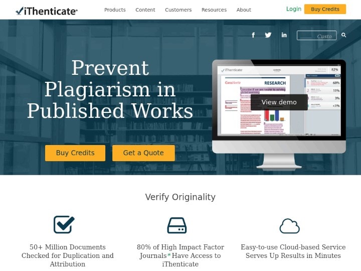 ithenticate plagiarism checker online free